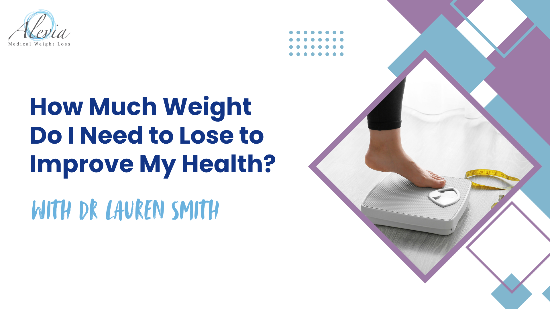 How Much Weight Do I Need to Lose to Improve My Health? with Dr Lauren Smith